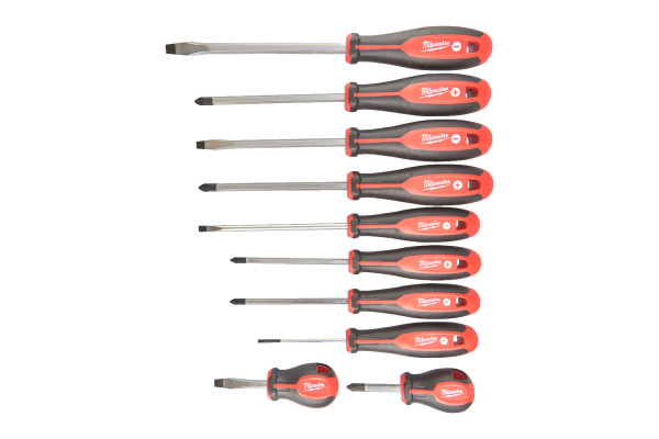 Набор отверток магнитных Milwaukee с трехгранной рукояткой  10шт 4932471808