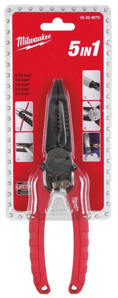 Кусачки комбинированные для зачистки проводов 5в1 "Milwaukee" 48229079