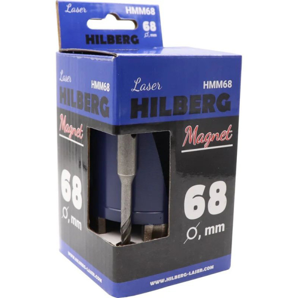 Коронка алмазная по бетону HILBERG Laser Magnet 68 мм HMM68 в Перми