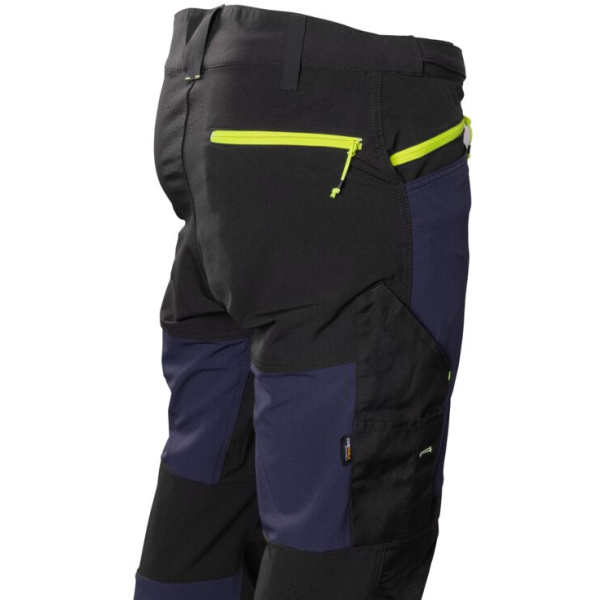 Брюки рабочие HOEGERT TAUBER 4-way stretch темно-синие XL (54) HT5K813-XL в Екатеринбурге