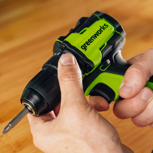 Дрель-шуруповерт аккумуляторная Greenworks DD345  3708307 в Перми