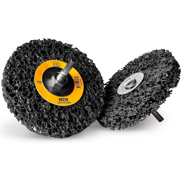 Диск ZIP LAB Clean Strip Black для удаления ЛКП на шпинделе, 100×13×13мм, черный, 5шт/уп  80210 в Перми