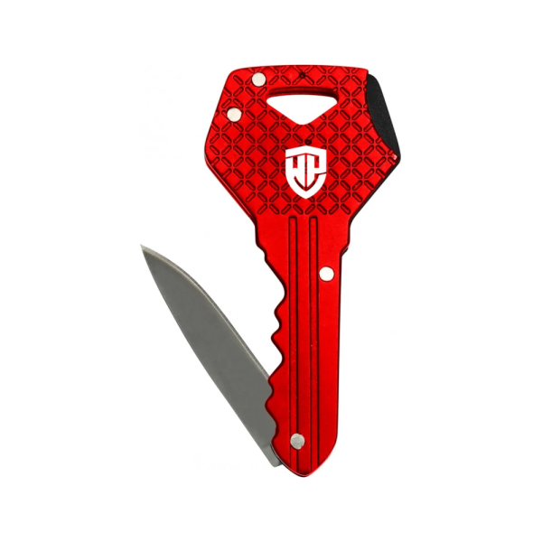 Нож-ключ складной WORKPRO 63.5 мм красный  WP381005