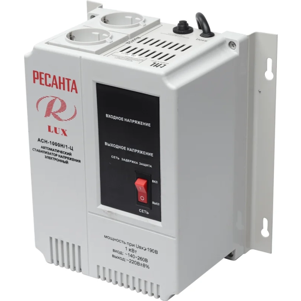 Стабилизатор Ресанта АСН- 1 000 Н/1-Ц  Lux 63/6/14