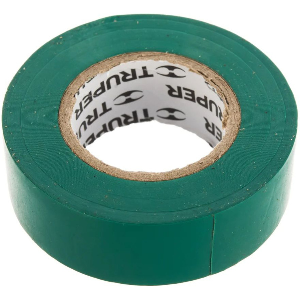Изолента Truper акрил, 9м. ширина 19мм зеленая M-22V 13511 в Перми