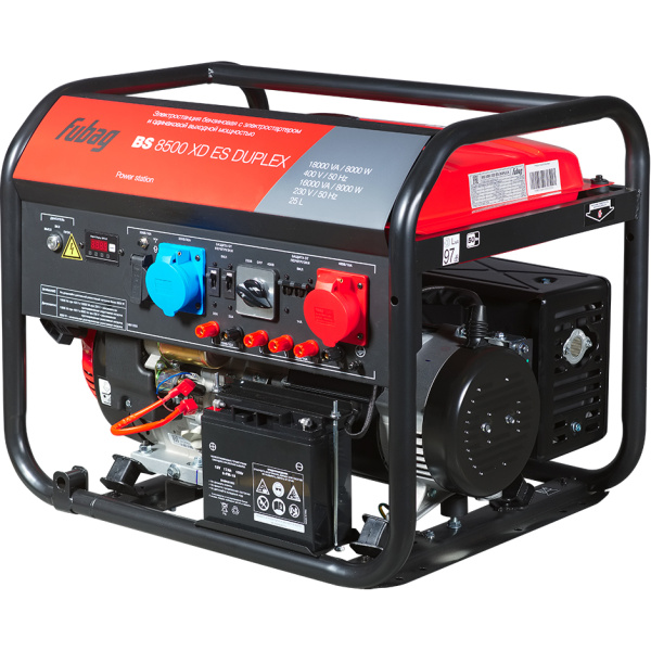 Бензогенератор FUBAG BS 8500 XD ES  DUPLEX  641090 в Перми