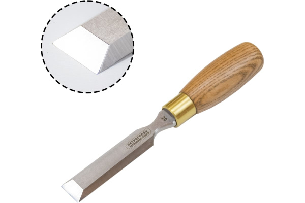 Стамеска прямая ПЕТРОГРАДЪ серия Нева 20мм. М00020574