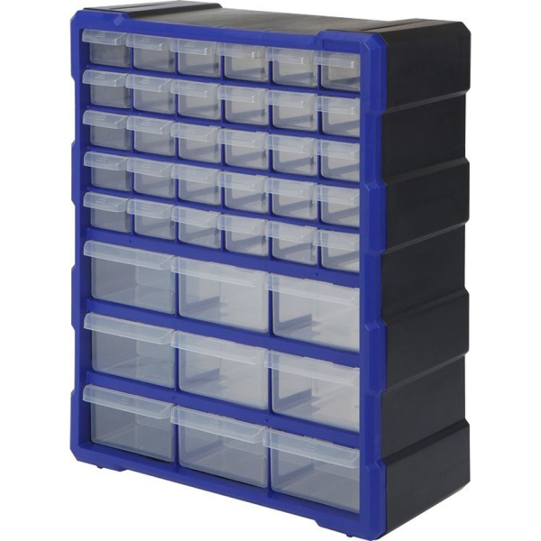 Органайзер пластиковый WORKPRO 39 ящичков WP283010 в Перми