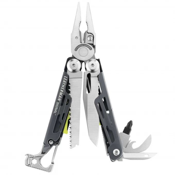 Мультитул LEATHERMAN Signal, 19 функций, серый, нейлоновый чехол 832737 в Перми 