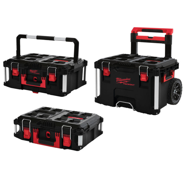 Набор кейсов Milwaukee PACKOUT 4932464244