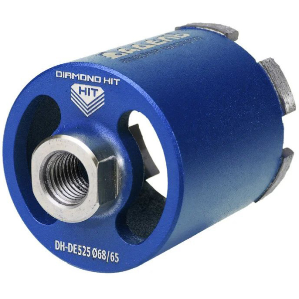 Коронка алмазная АДЕЛЬ Серия DH-DE525 Ø68/65 M16 R 6LSP 00-00006209 в Перми