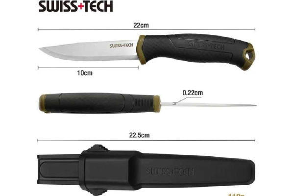 Нож туристический WORKPRO 102мм., пластиковый чехол  WP381010 в Перми 