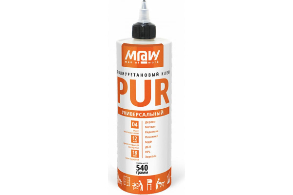 Клей полиуретановый Men at Work PUR Универсальный 540 гр.  56858