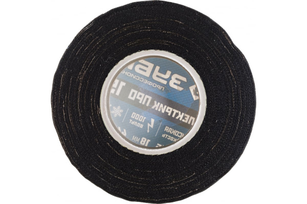 Изолента ЗУБР 18мм. 15 метров черная х/б  1231-15 в Перми