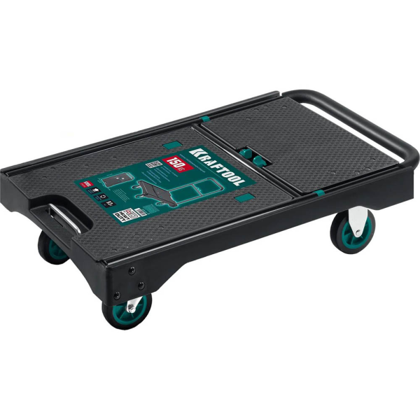 Тележка платформенная складная KRAFTOOL до 150 кг, 68х49.5 см, d10 см 38780-150 в Перми