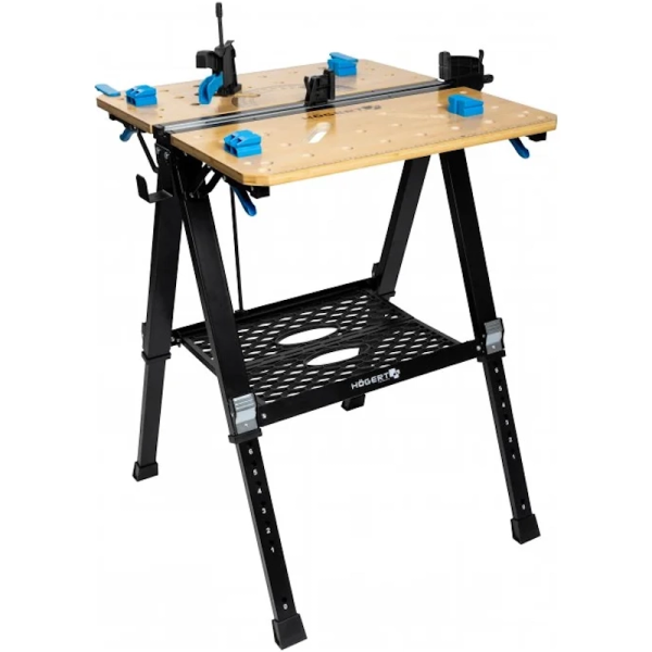 Верстак складной столярный HOEGERT 700x650x915мм  HT7G540