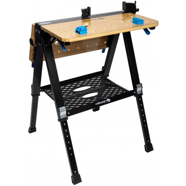 Верстак складной столярный HOEGERT 700x650x915мм  HT7G540 в Перми