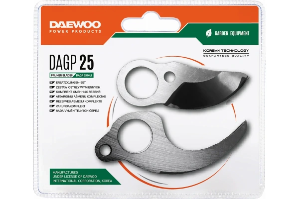 Комплект сменных лезвий для секатора DAEWOO DAGP 25   в Перми