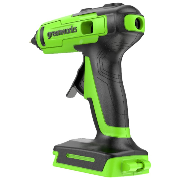 Пистолет клеевой аккумуляторный Greenworks G24GLG  3502207 в Перми