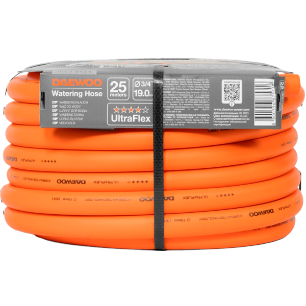 Шланг DAEWOO UltraFlex  диаметром 3/4" 19мм, длина 25 метров  DWH 8134 в Перми