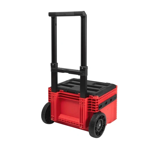 Кейс-тележка для инструментов №1 DLT RED PRO  с выдвижными отсеками 2+1 60х51х42см  4060 в Перми 