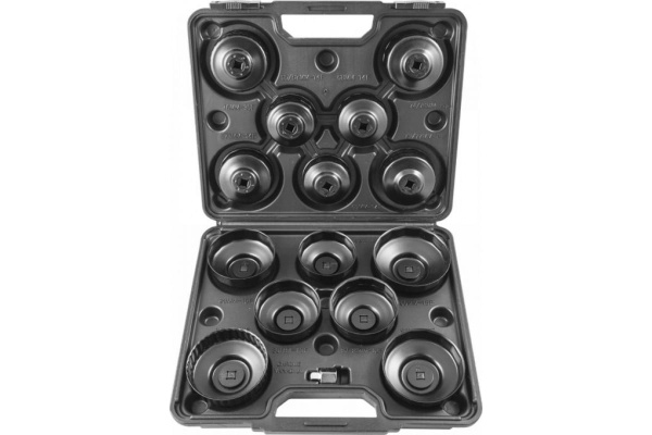 Набор съемников масляных фильтров THORVIK чашка 65-100  052343