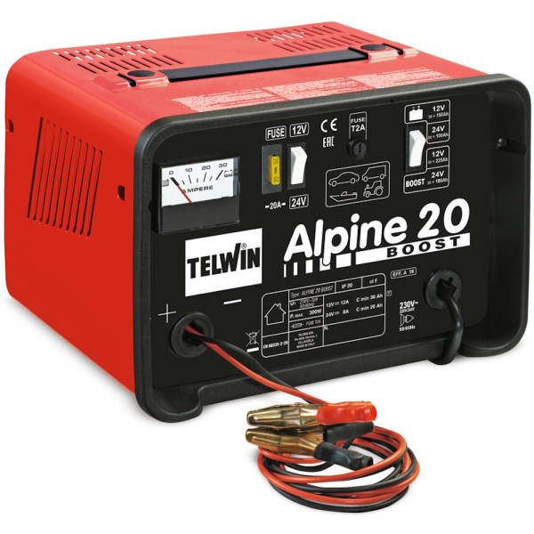 Зарядное устройство  ALPINE 20 BOOST 12-24V Telwin