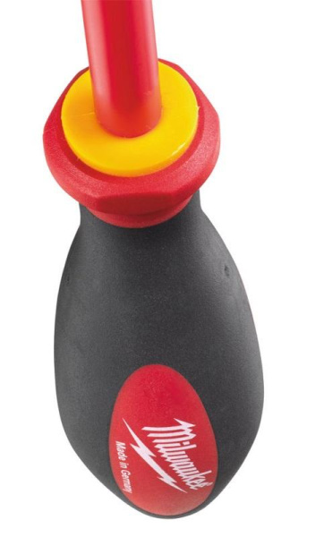 Отвертка Milwaukee  изолированая VDE SL1,0x5,5 x125, шт