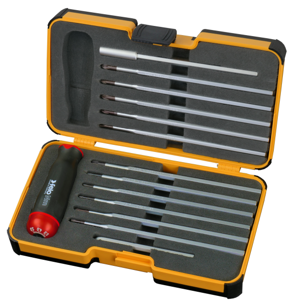 Felo Отвертка c регулировкой крутящего момента Серия Nm 3,0-5,4 с набором насадок 12 шт в кейсе 1009 в Перми 