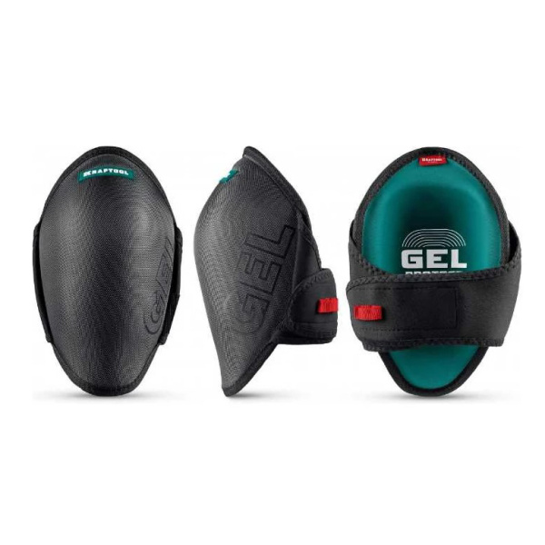 Наколенники защитные "Kraftool" STABIL эргономичные, гелевая вставка, воздухопроницаемые 11516 в Перми