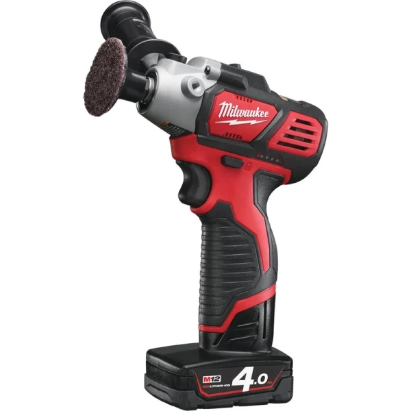 Аккумуляторная полировальная машина Milwaukee M12 BPS-421X (Li-Ion4Ач/2Ач)