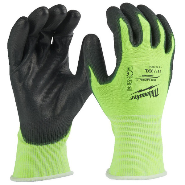 Перчатки защитные Hi-Vis Cut level (Хай Виз Кат Левел) 1/A, 11/XXL 4932479920