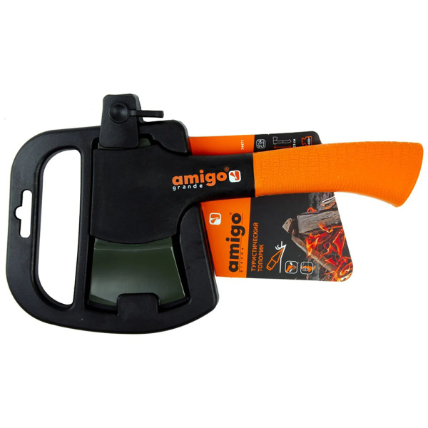 Топор туристический AMIGO 400гр. 250. фиберглас. рукоять  74471 в Перми 