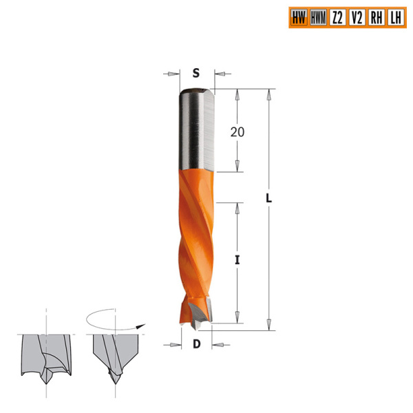 Сверло для присадочного станка CMT RH 308.060.11 в Перми