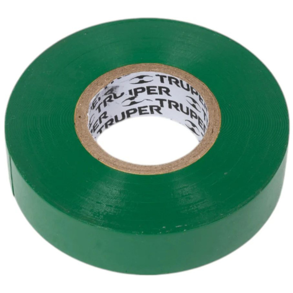 Изолента Truper акрил, 18м. ширина 19мм зеленая M-33V 12502 в Перми