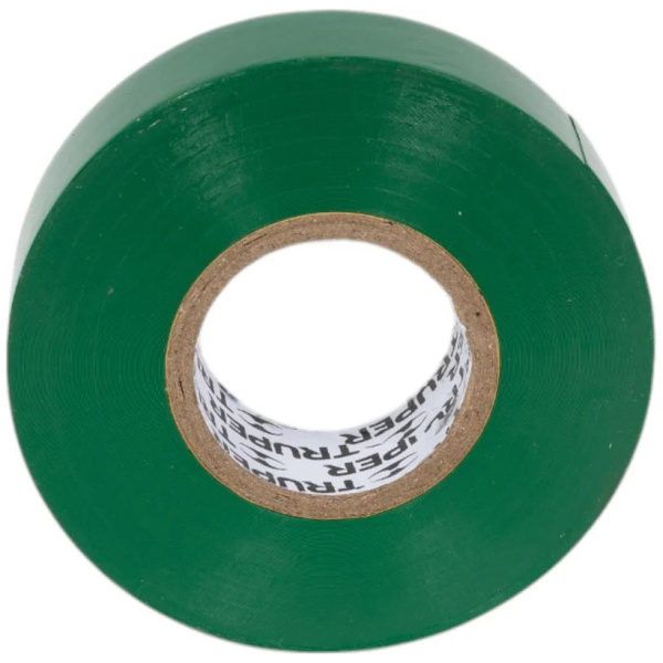 Изолента Truper акрил, 18м. ширина 19мм зеленая M-33V 12502 в Перми