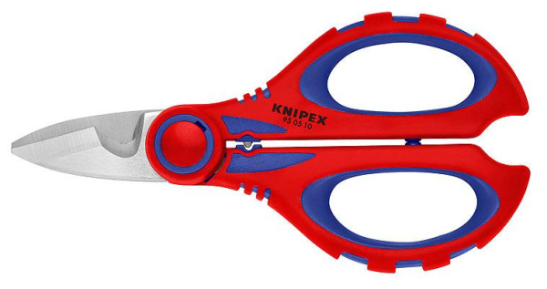 Ножницы электрика "KNIPEX" 160мм.56HRC с узлом для обжима  KN-950510SB