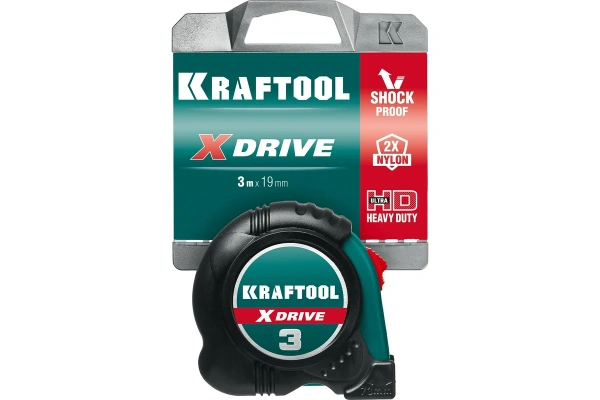 Рулетка KRAFTOOL X-Drive 3 м х 19 мм.  34122-03-19_z02 в Перми 
