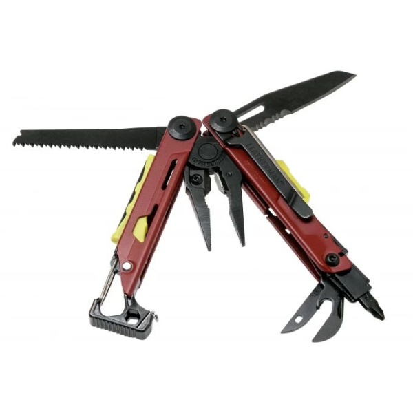 Мультитул LEATHERMAN Signal, 19 функций, бордовый, нейлоновый чехол  832745 в Перми 