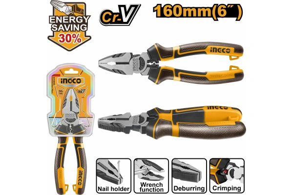 Плоскогубцы комбинированные INGCO  160 мм HHCP28160  в Перми 