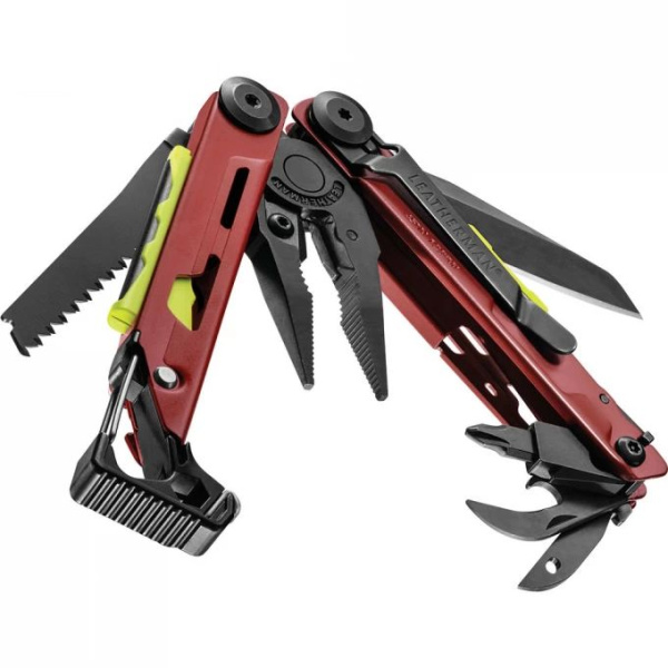 Мультитул LEATHERMAN Signal, 19 функций, бордовый, нейлоновый чехол  832745 в Перми 