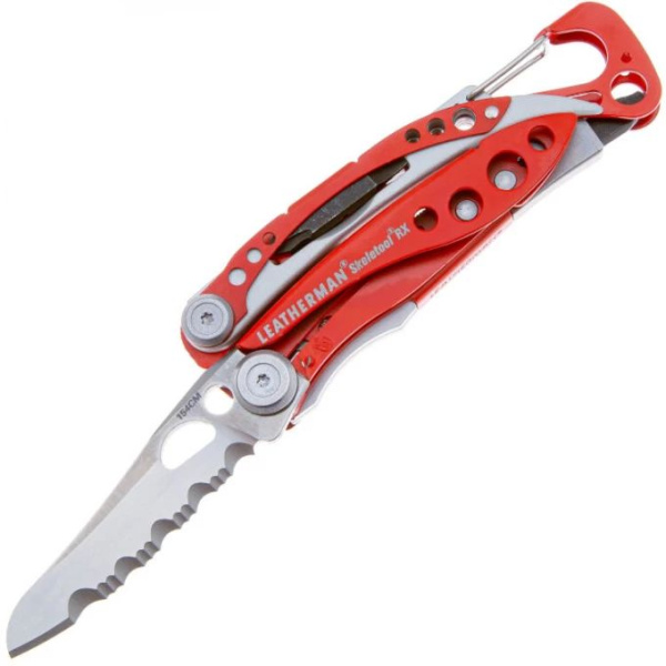 Мультитул LEATHERMAN Skeletool RX, 7 функций, красный  832310 в Перми 
