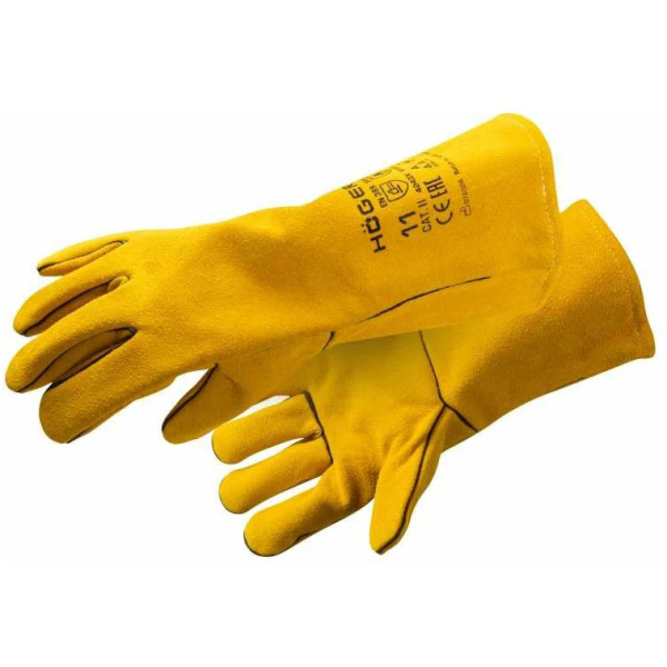 Перчатки HOEGERT KANDEL кожаные сварочные MIG MAG, жетые, размер 11  HT5R736-11 в Перми