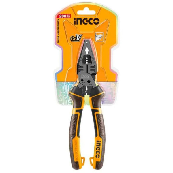 Плоскогубцы многофункциональные 8 в 1 180мм INGCO HMFCP28200 INDUSTRIAL в Перми 