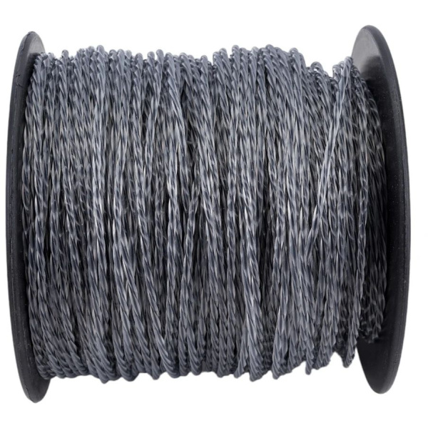 Леска триммерная SNIRREX "Витой квадрат" с жилой (двухкомпонентная усиленная) 2,4мм х 110м 15-01-336 в Перми