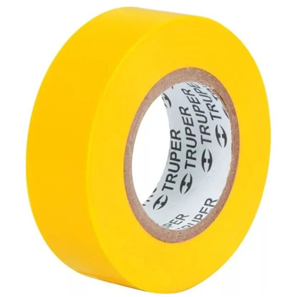 Изолента Truper акрил, 9м. ширина 19мм желтая M-22A 13512 в Перми