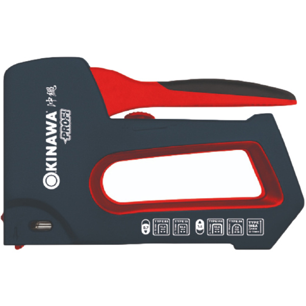 Степлер механический OKINAWA PROFI 5в1 тип53(6-16мм.),тип13(6-16мм.),гвозди тип18GA(12-16мм) 2365 в Перми 