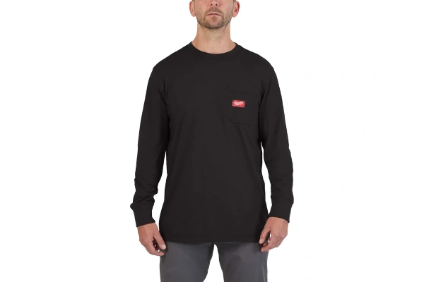 Лонгслив Milwaukee WORK-M чёрный 4932493034