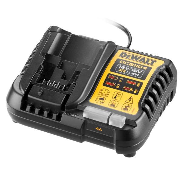 Набор DeWalt 2 АКБ DCB182, Li-Ion, 18 В 4Ач и зарядное устройство DCB1104 DCB1104M2-QW в Перми